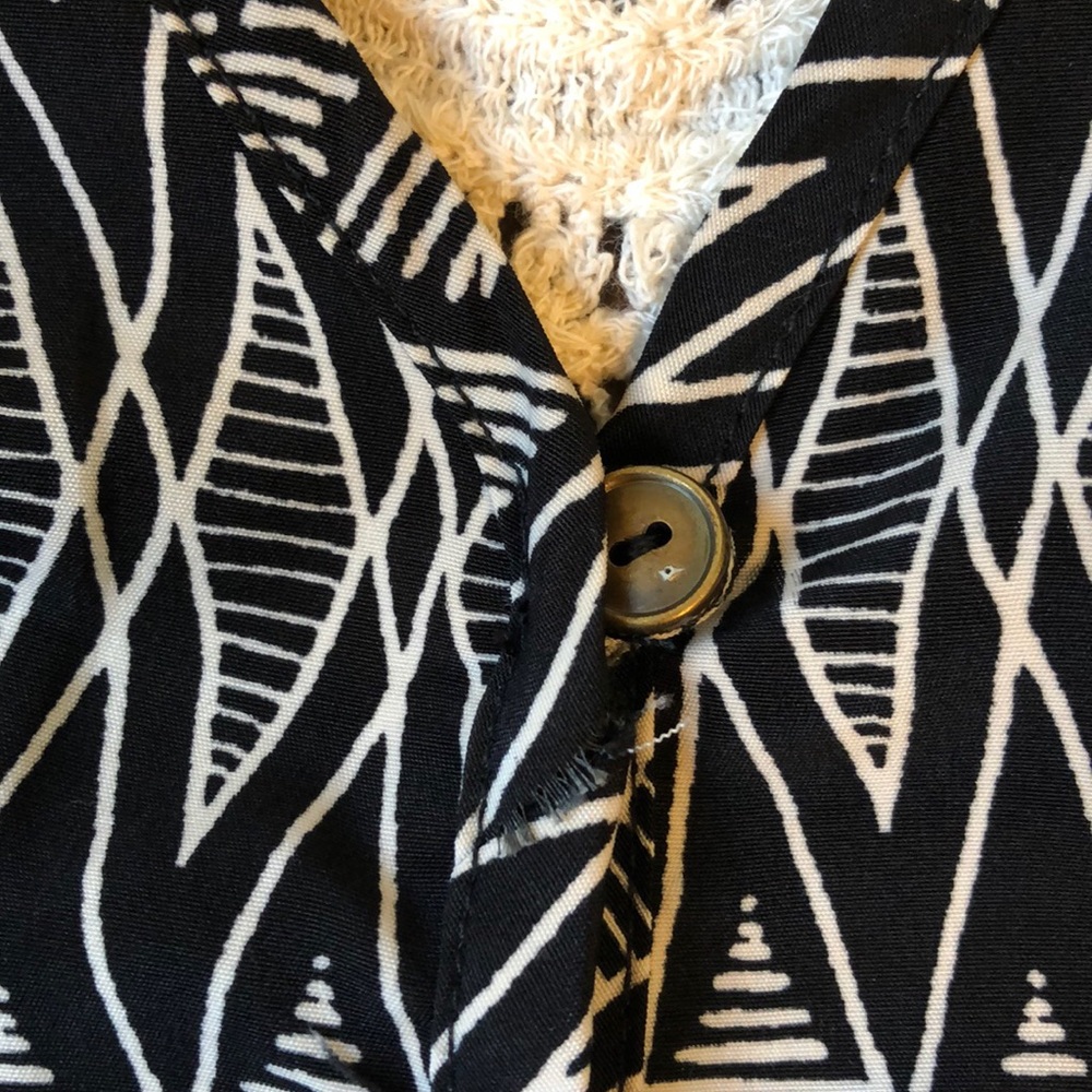 SOLD Blue Rain (Francesca’s) Romper, Size M - Picture 6 of 7